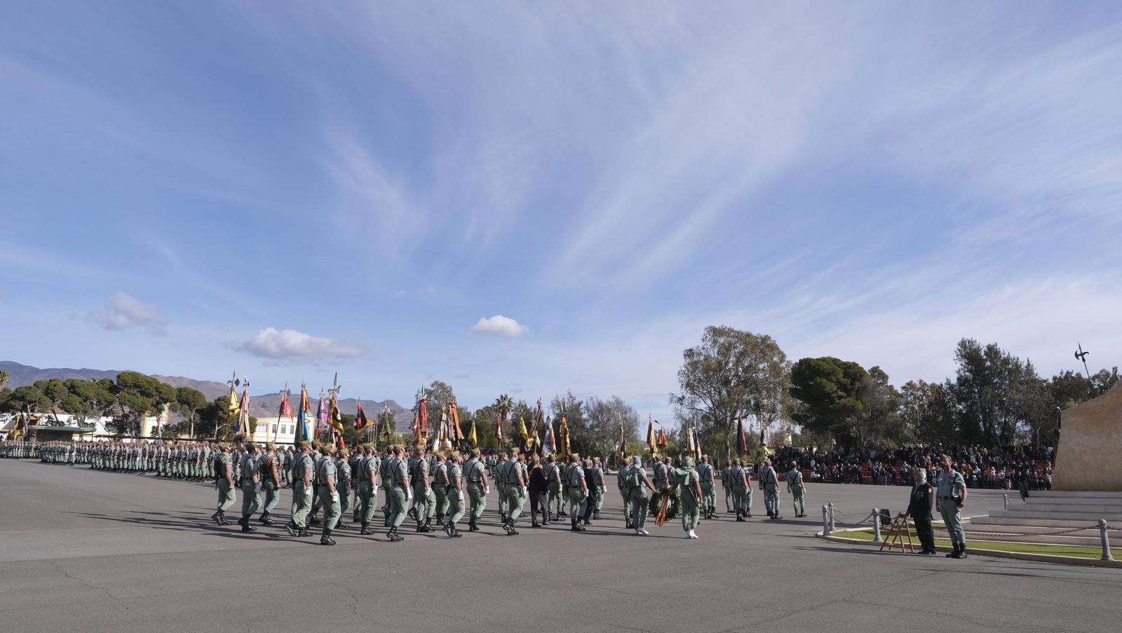 Conmemoración del Combate de Edchera en la Base Álvarez de Sotomayor de La Legión, en imágenes