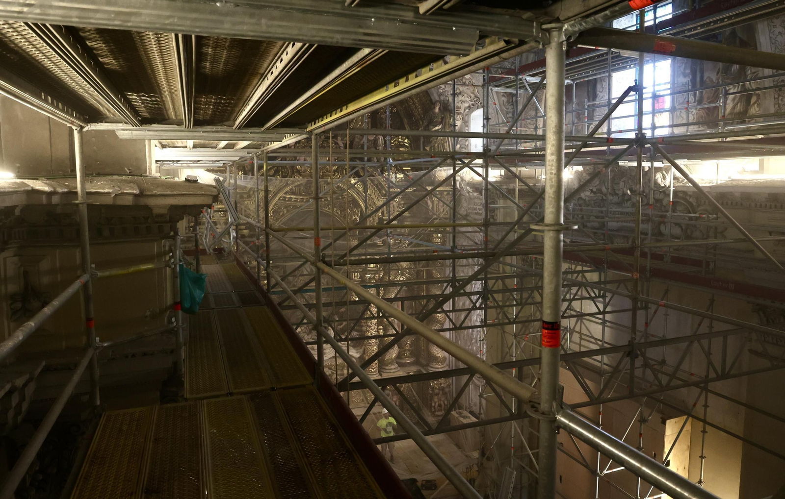 Obras en la Iglesia de La Caridad