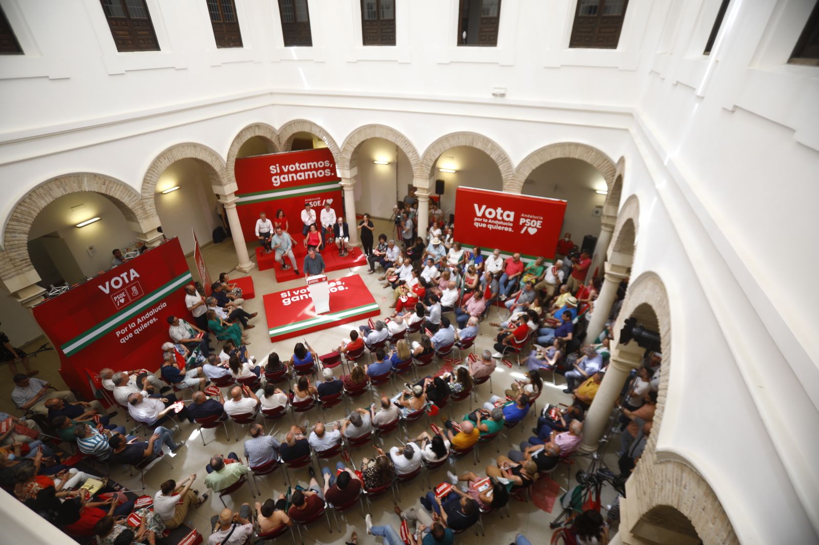 Elecciones Andalucía: La visita de los barones del PSOE en Córdoba, en imágenes