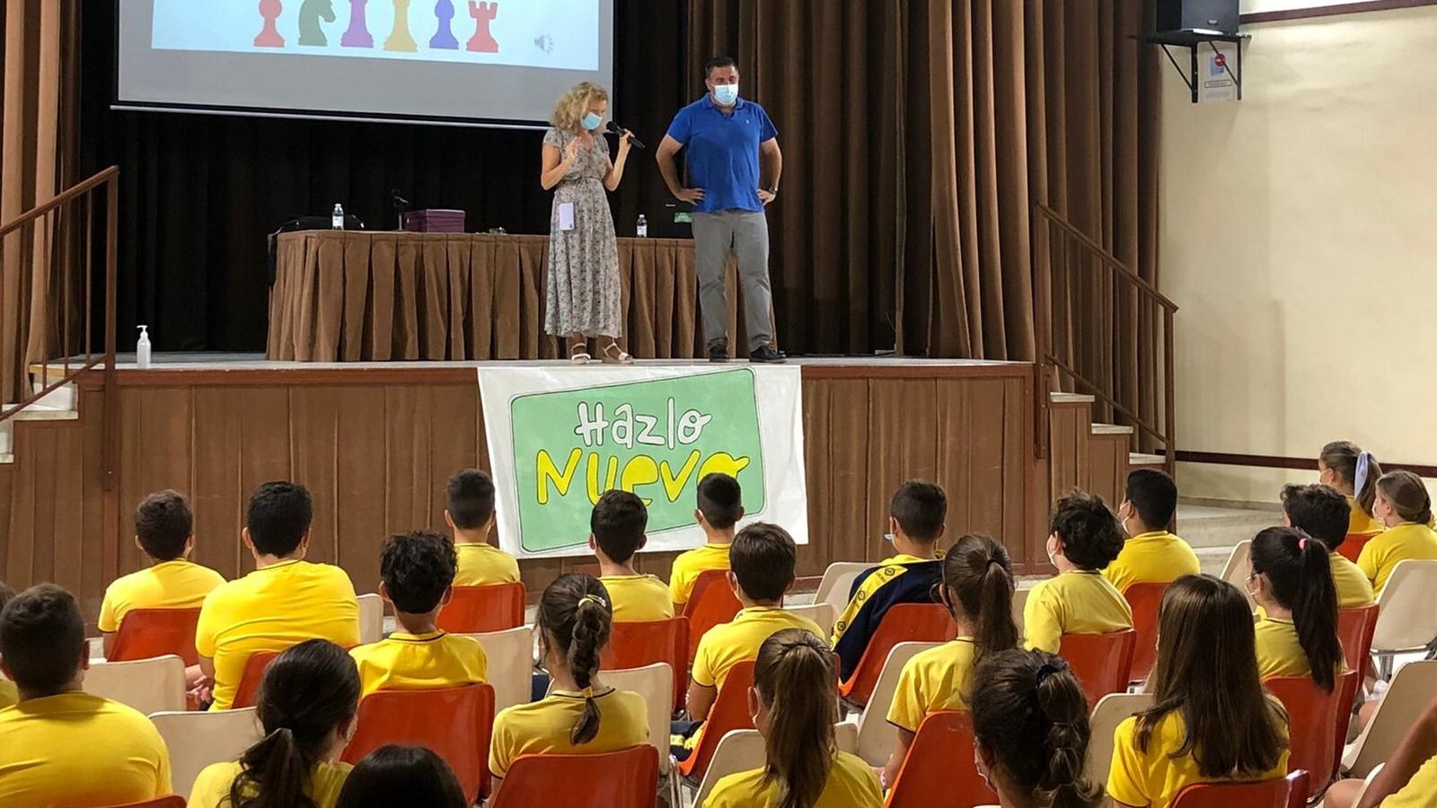 Talleres de ajedrez en el Liceo Sagrado Corazón.
