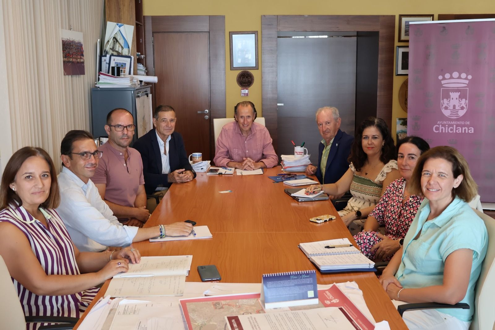 Una imagen de este encuentro, celebrado en Alcaldía.