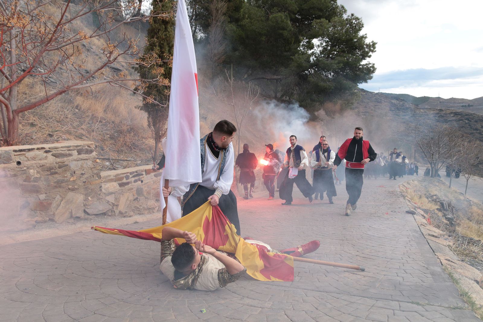 Los Moros y Cristianos de Gérgal se enfrentan en las fiestas de San Sebastián