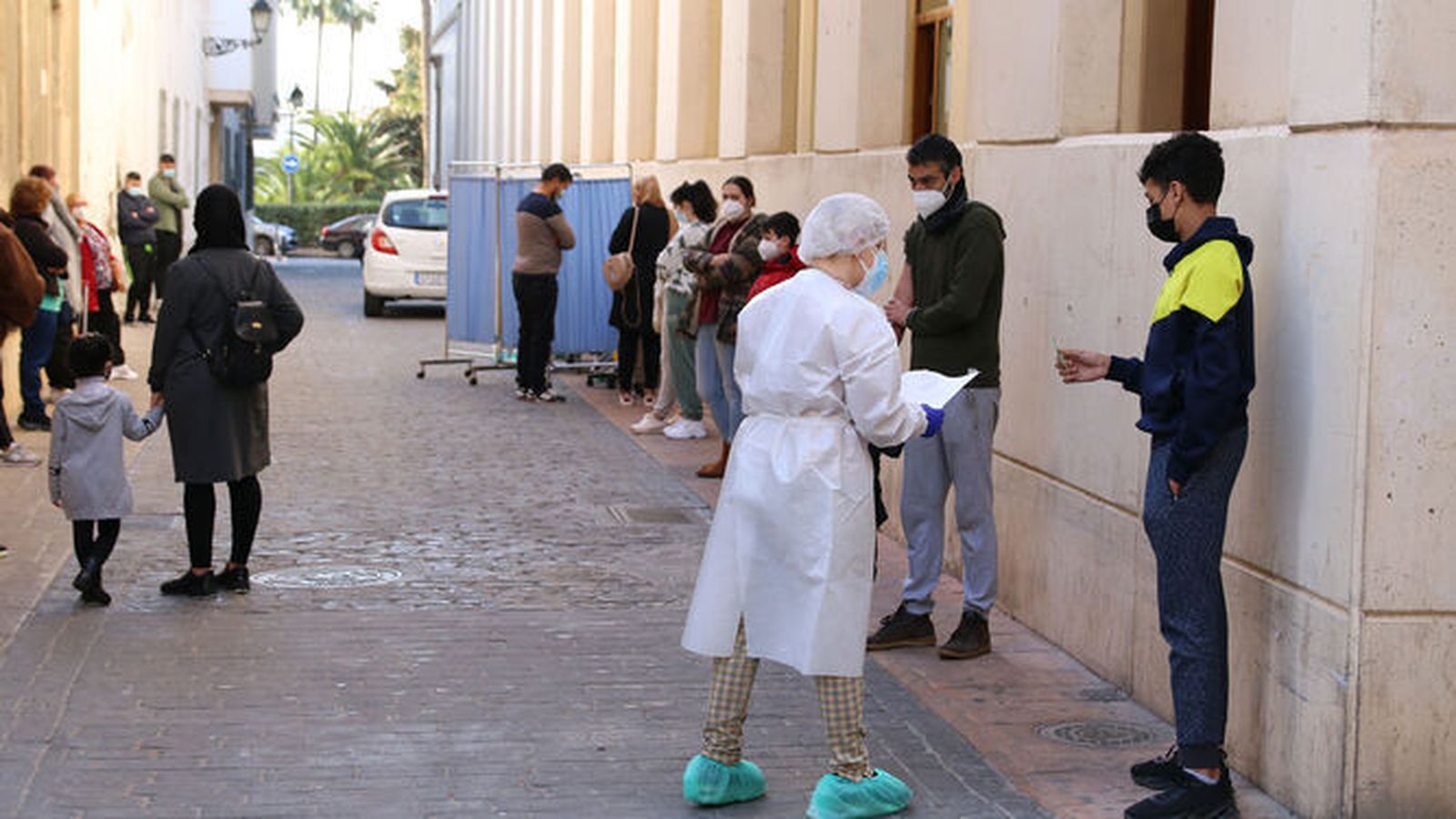 Pruebas Covid-19 en el Hospital Provincial.