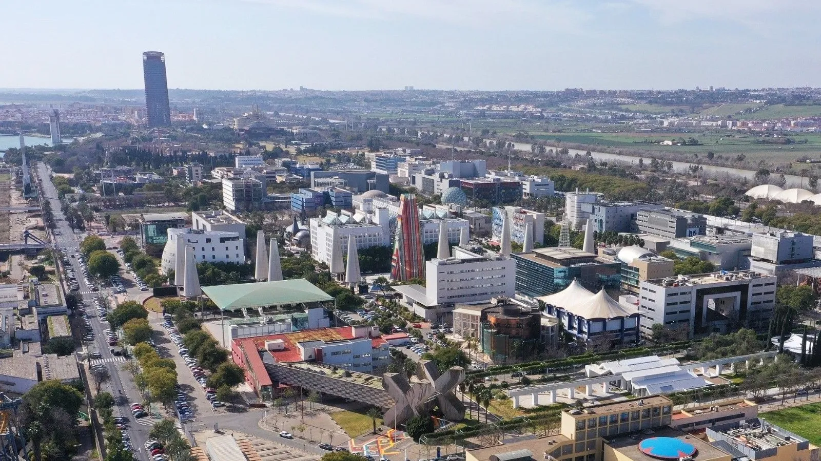 Vista aérea de Sevilla TechPark.