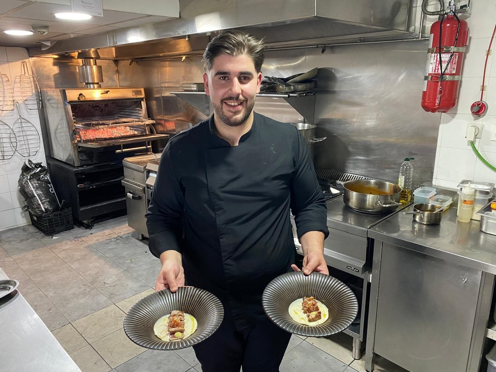 Óscar Morente, chef del restaurante.