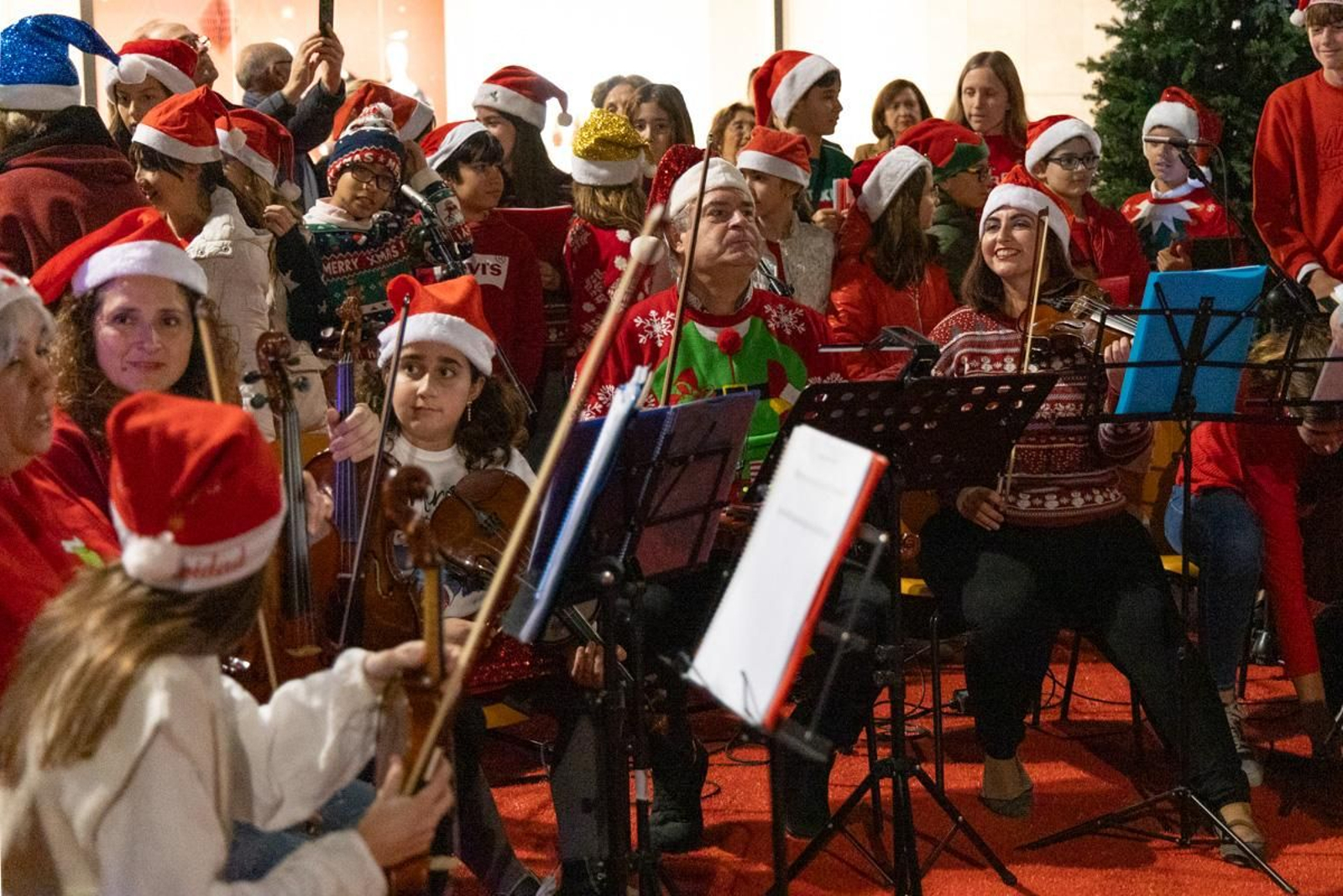 Encendido del alumbrado e inauguración del mercado y atracciones navideñas de El Corte Inglés