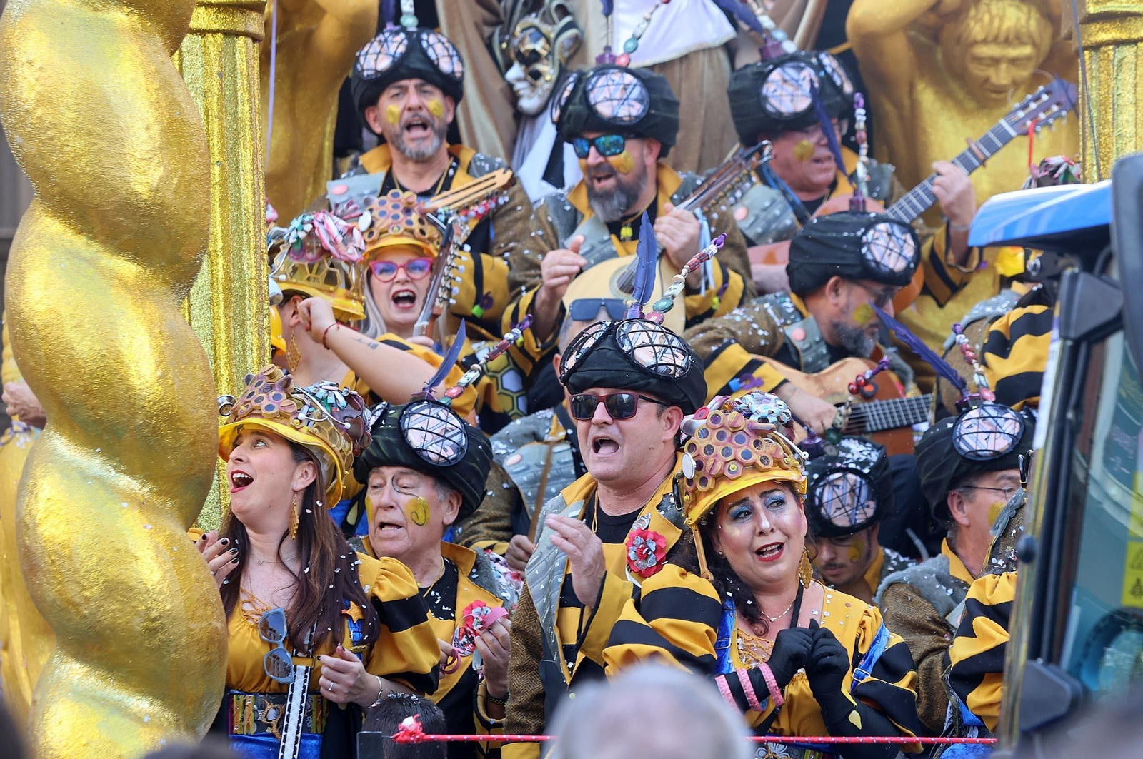Imágenes de la cabalgata del Carnaval Colombino 2024