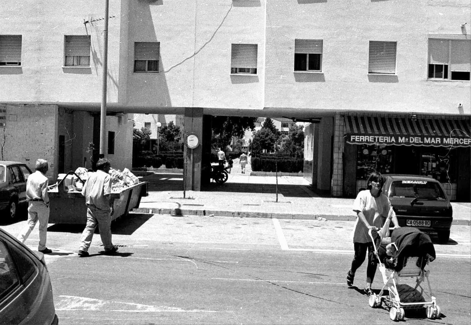 Barriada Río San Pedro en una imagen de finales de los 90