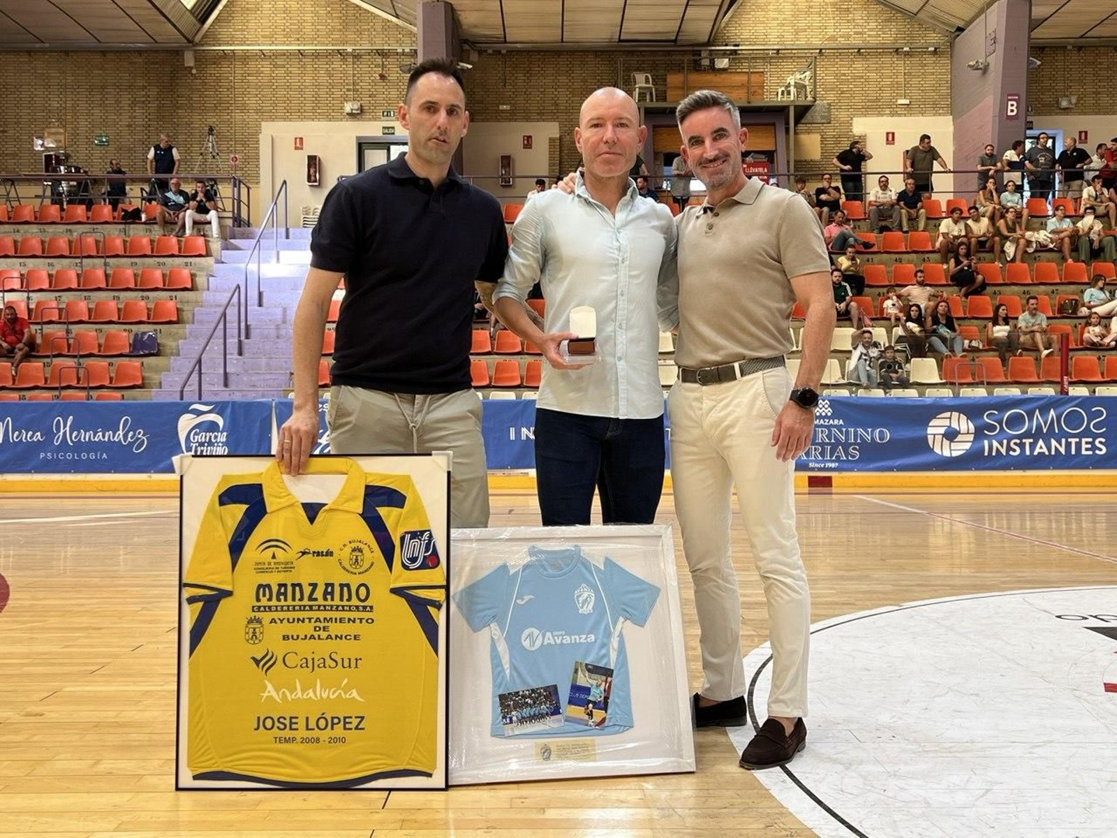 José López, gran protagonista de la tarde en La Salobreja.