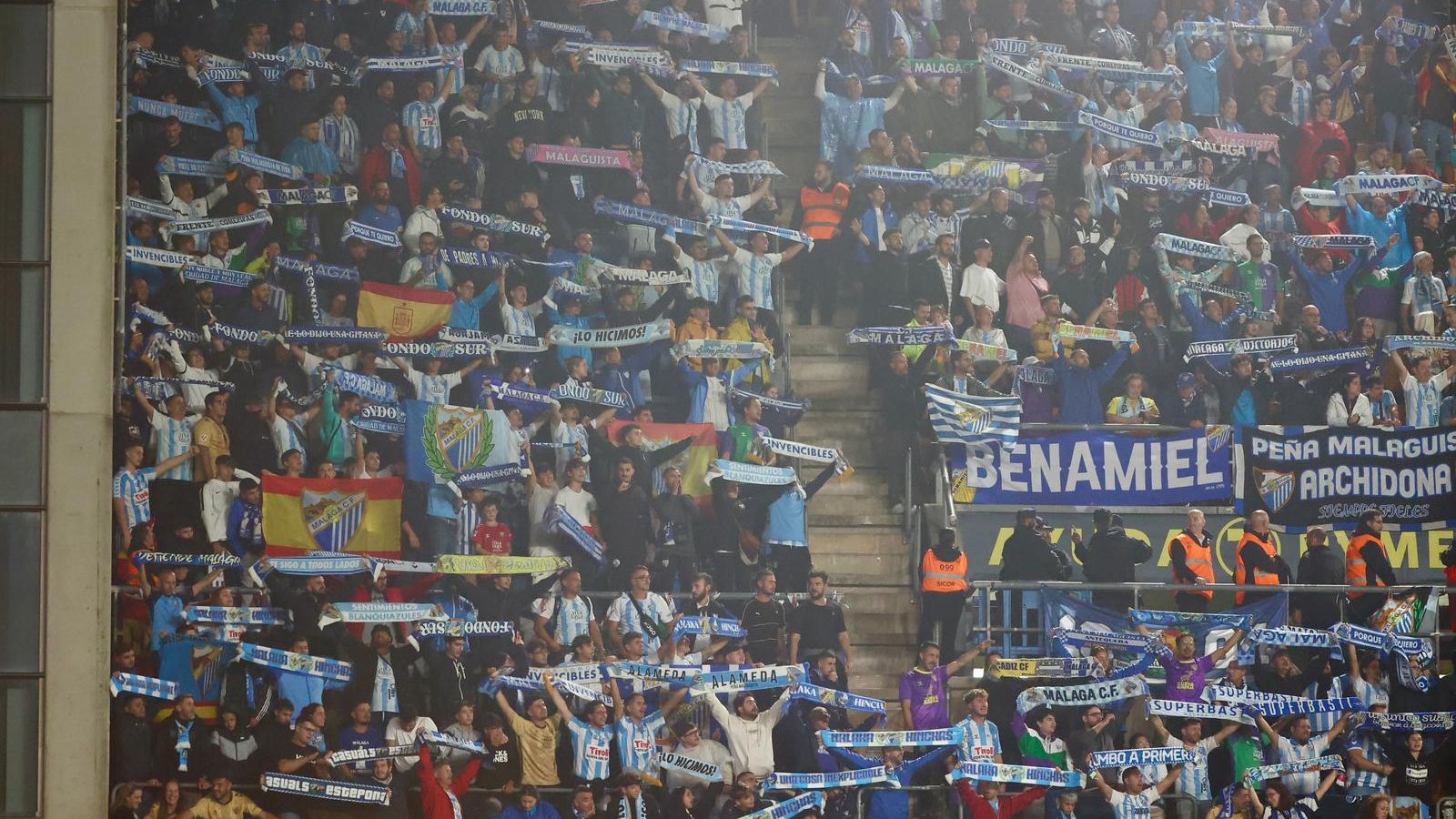 El Cádiz - Málaga CF, en fotos