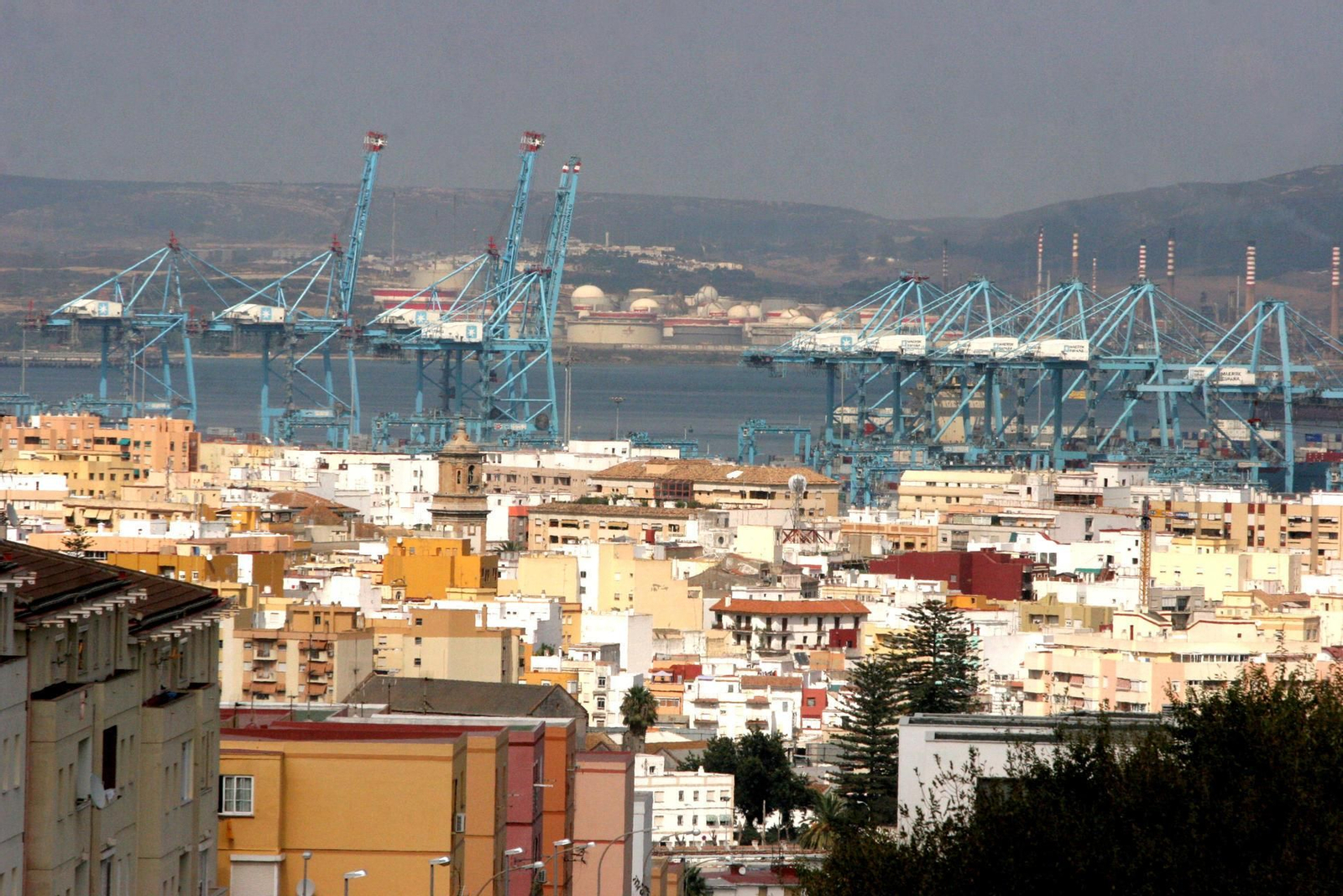 Vista general de la ciudad de Algeciras