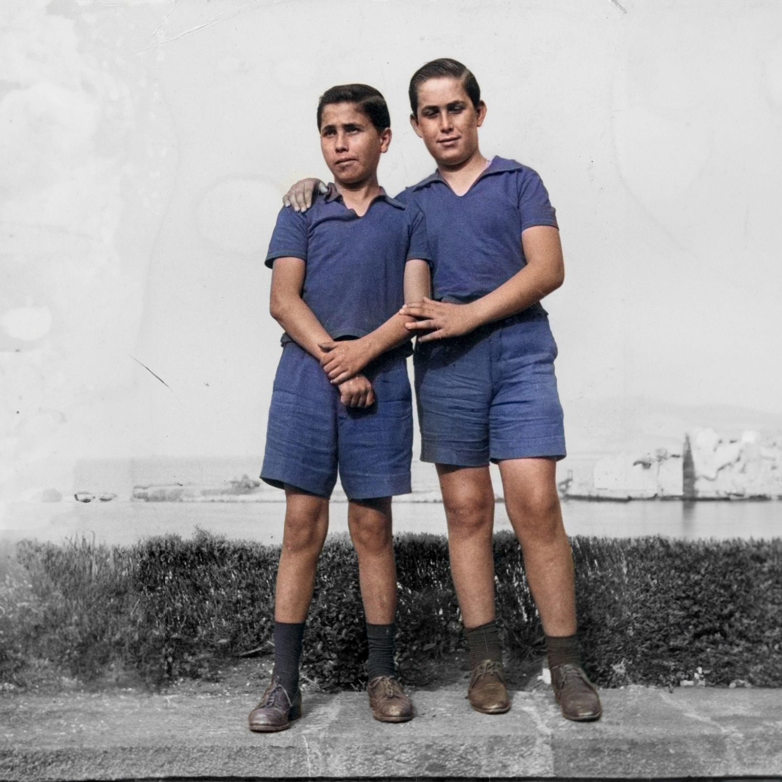 La foto de Pepe y Paco de Lucía que sirve de cover para 'Se comerá mi dolor'.