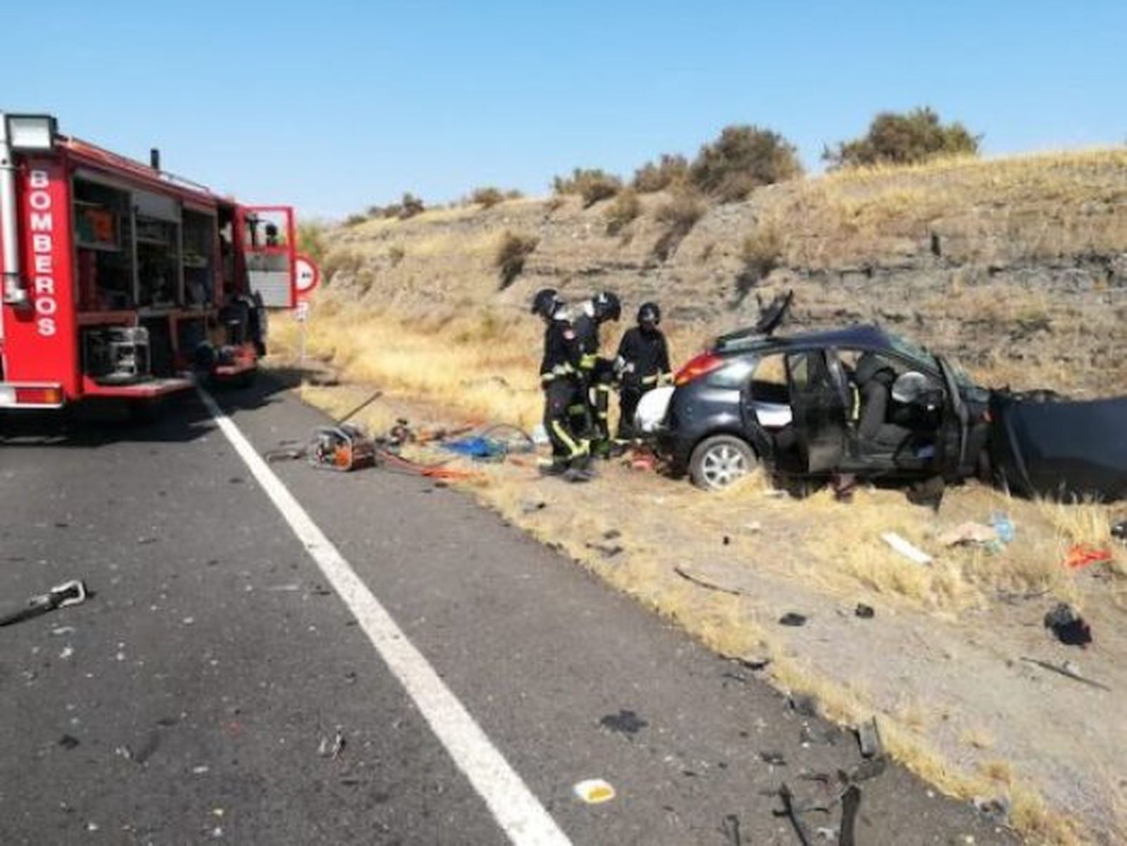 Imagen de archivo de otro accidente en Tabernas.