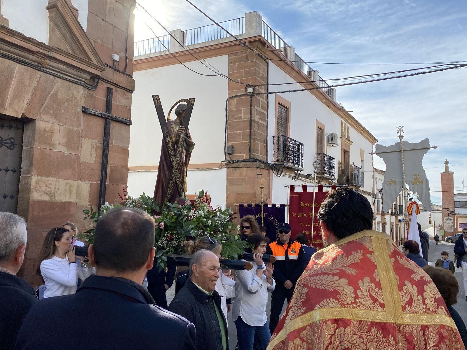 La procesión de San Andrés en Adamuz, en fotografías