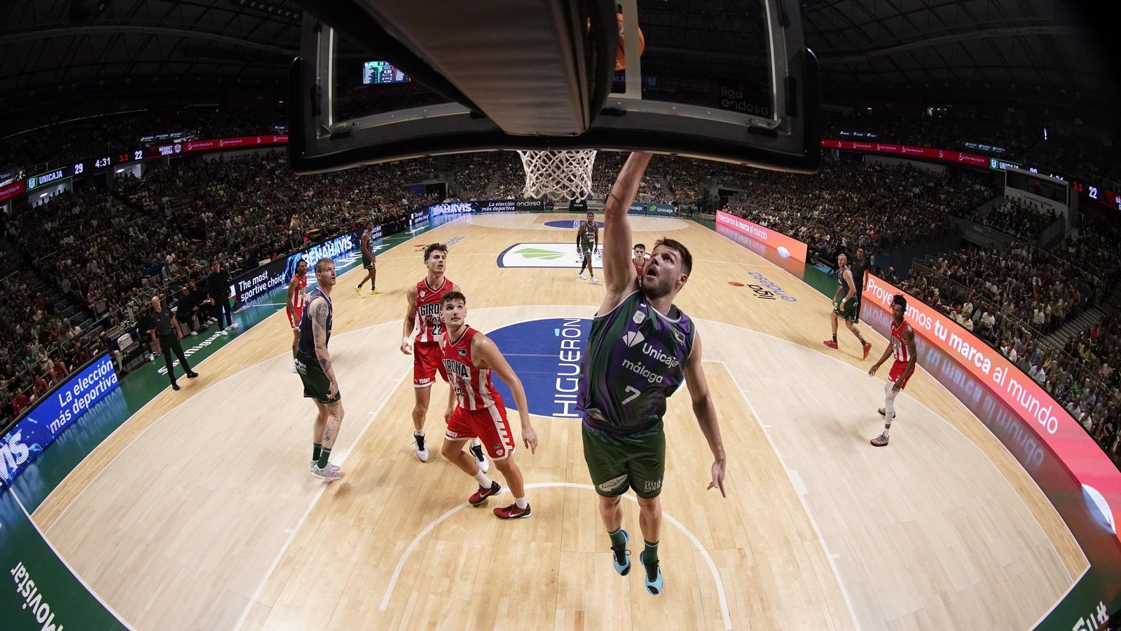 El Unicaja-Girona, en fotos