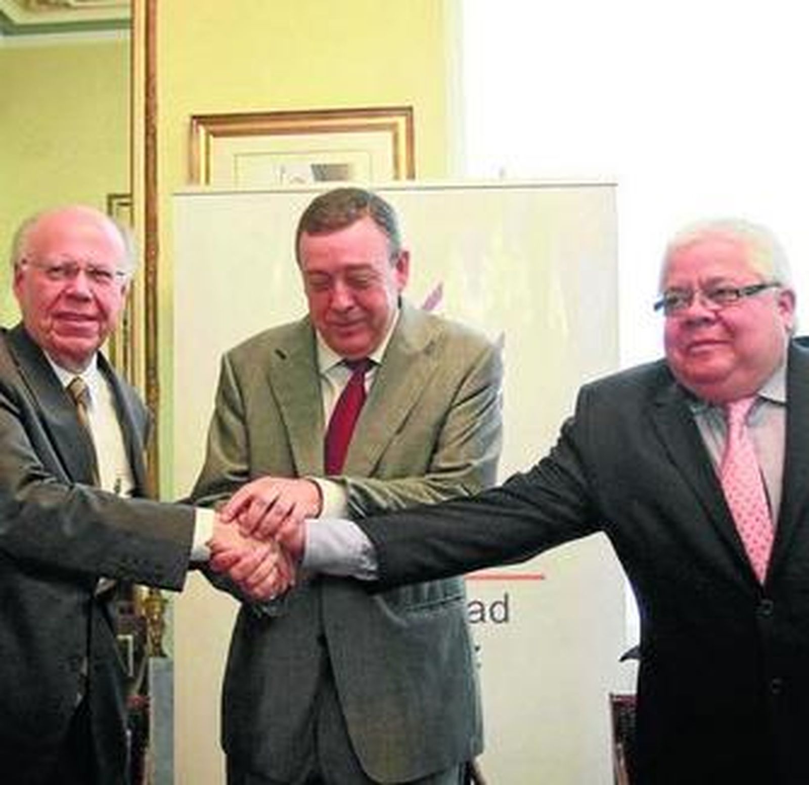 José Narro, Diego Sales y Enrique Márquez.