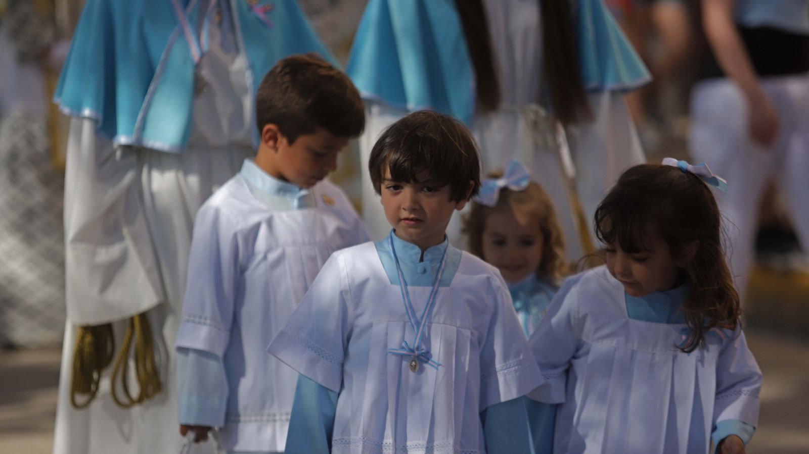 Fotos de la procesión de María Auxiliadora en La Línea