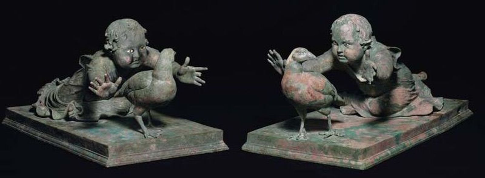 Las dos piezas recuperadas por la Policía Nacional.