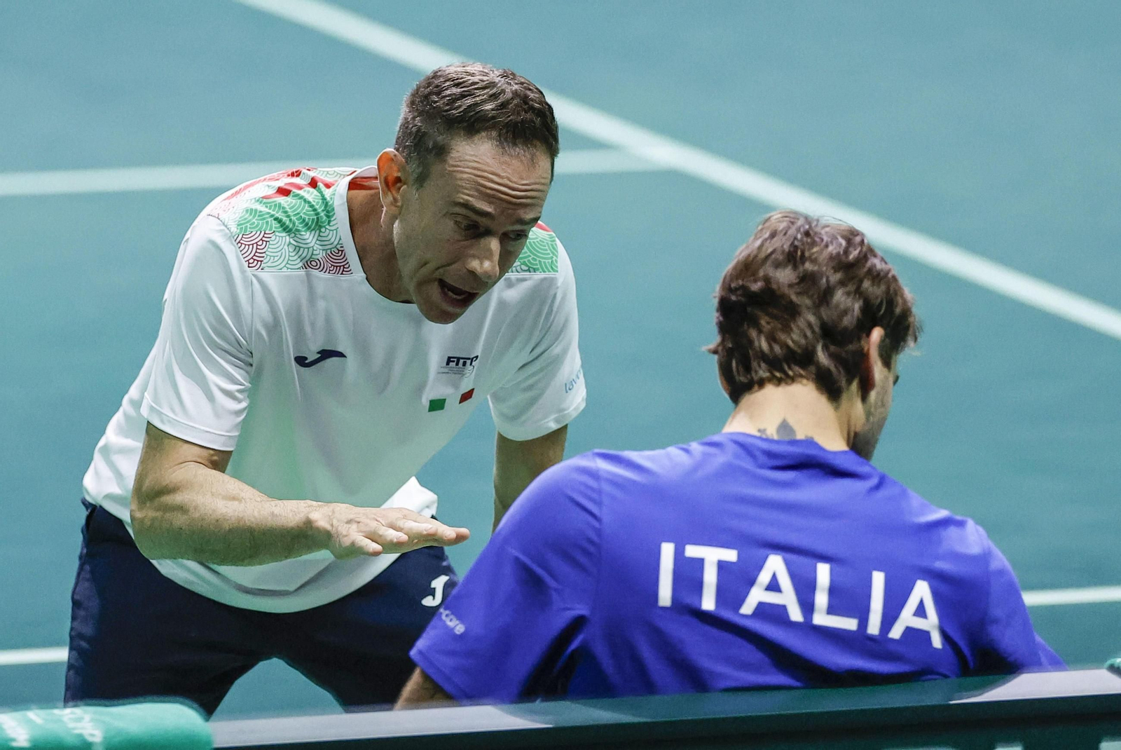 Las fotos de la final de la Copa Davis Italia-España