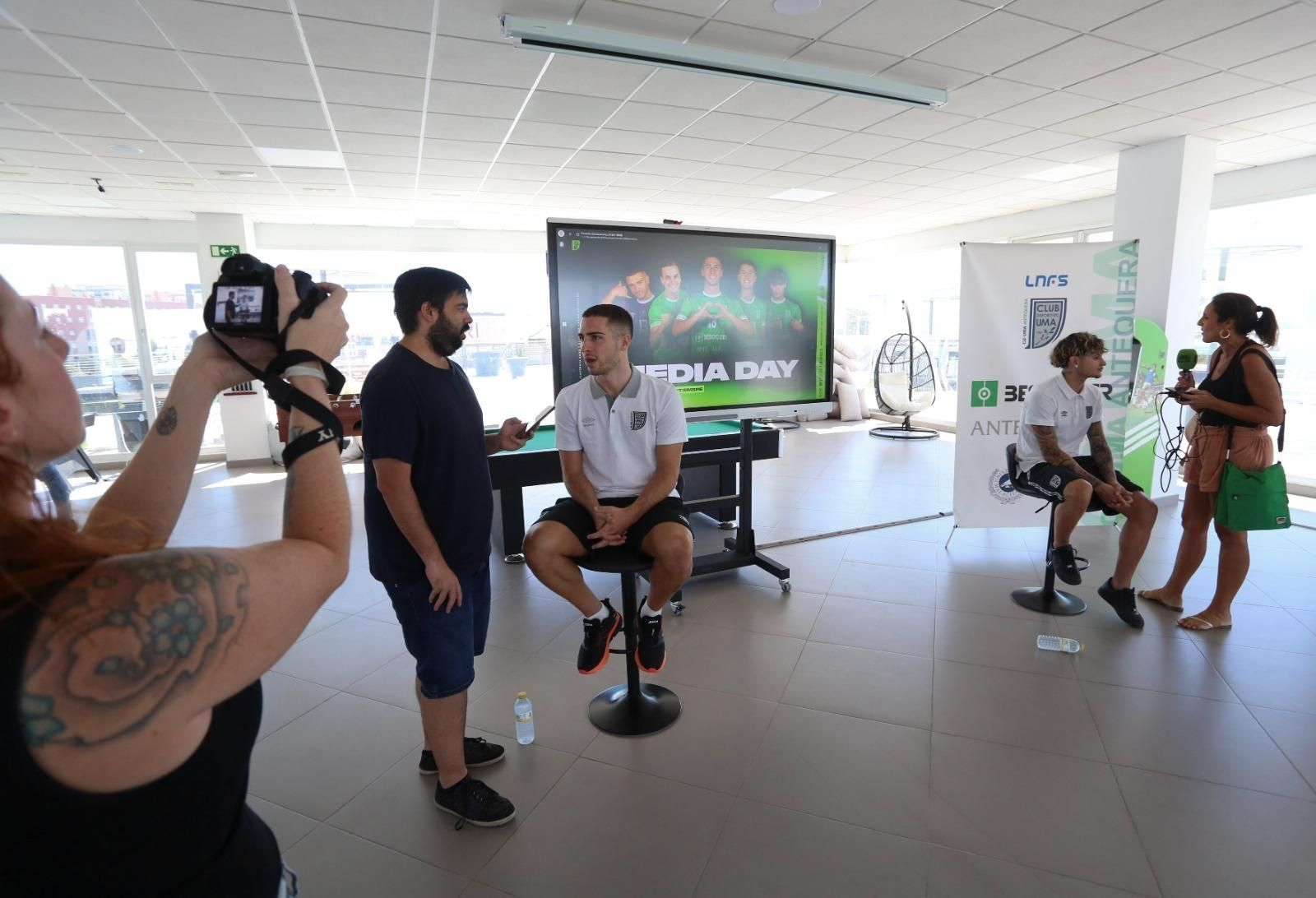 Media day del UMA Antequera antes de debutar este viernes en Primera División