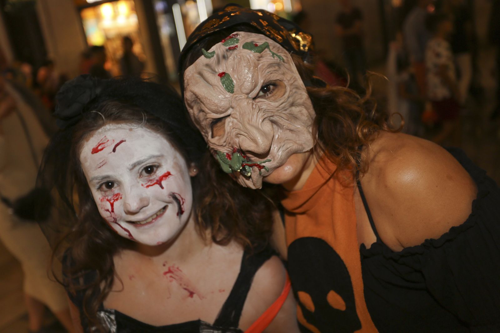 Las fotos de la noche de Halloween en Málaga