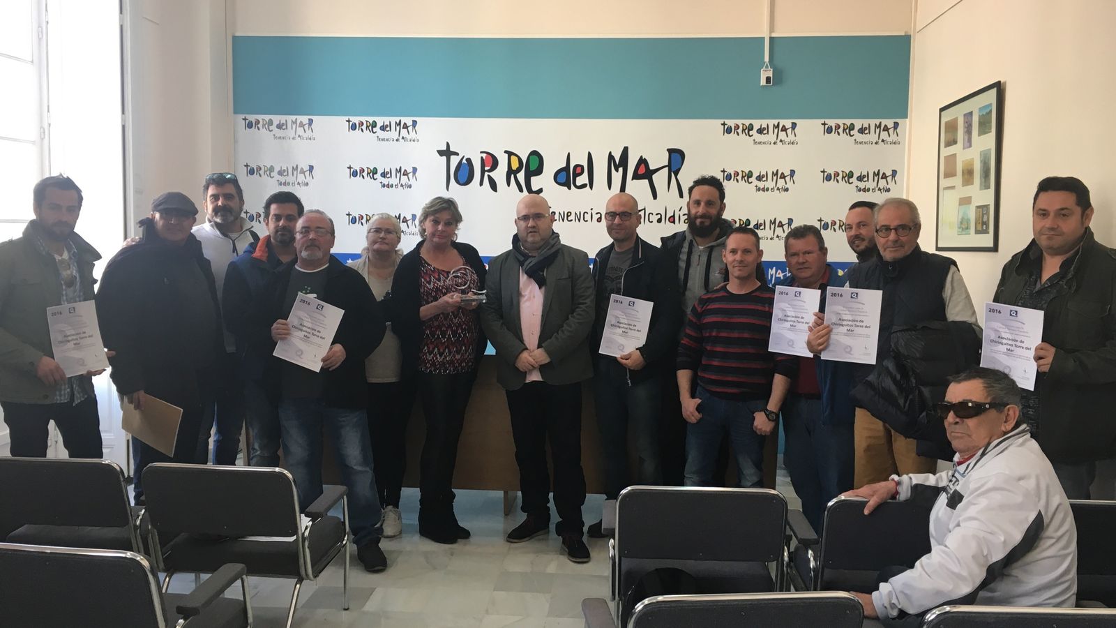 Un momento de la entrega de los galardones, ayer.