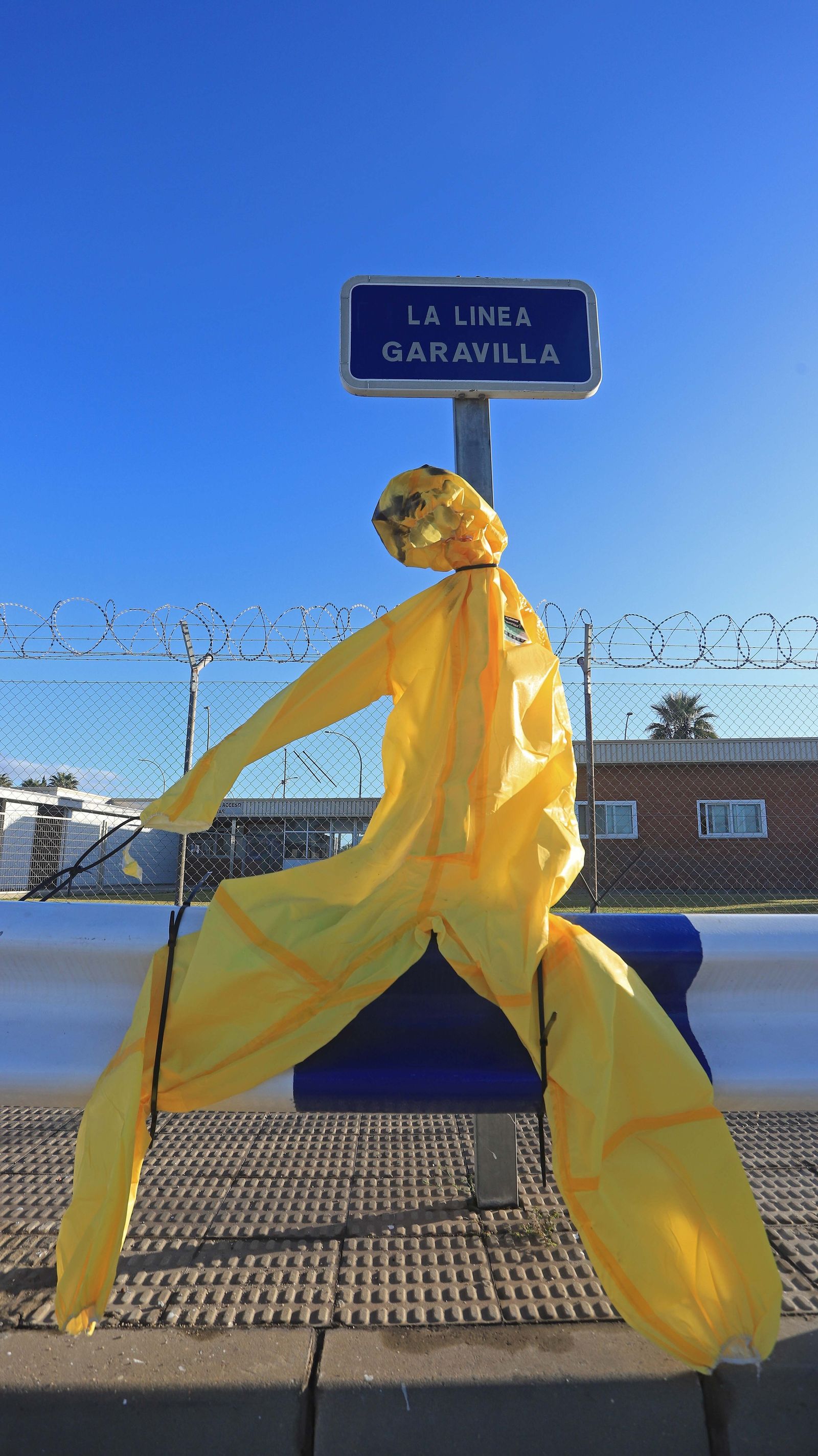 Fotos de los piquetes en el polígono de Palmones