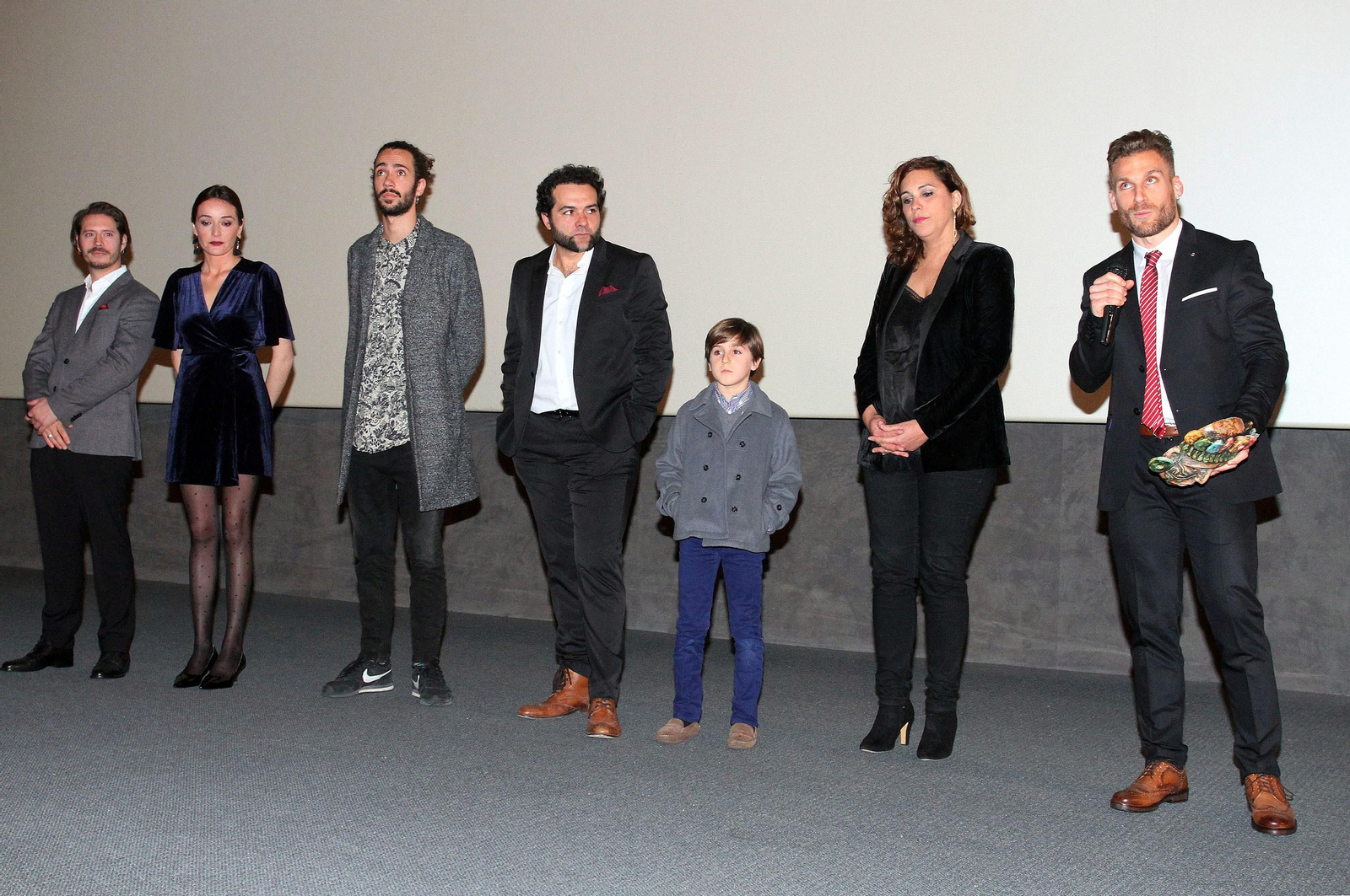 Imágenes del estreno del cortometraje 'El Prenauta'