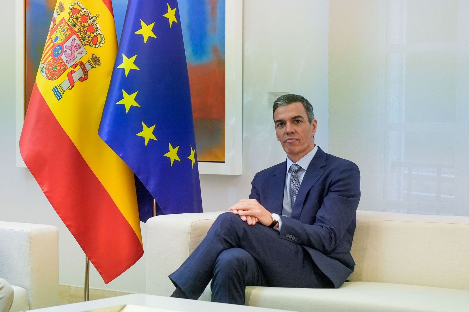 Pedro Sánchez durante un acto