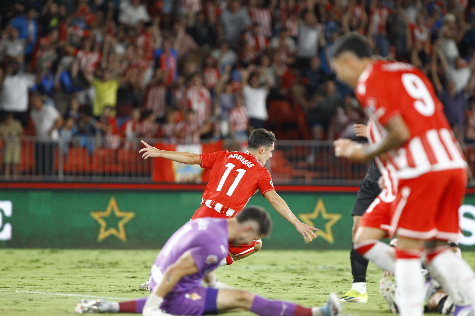 Las fotos del partido U.D. Almería-Sporting de Gijón