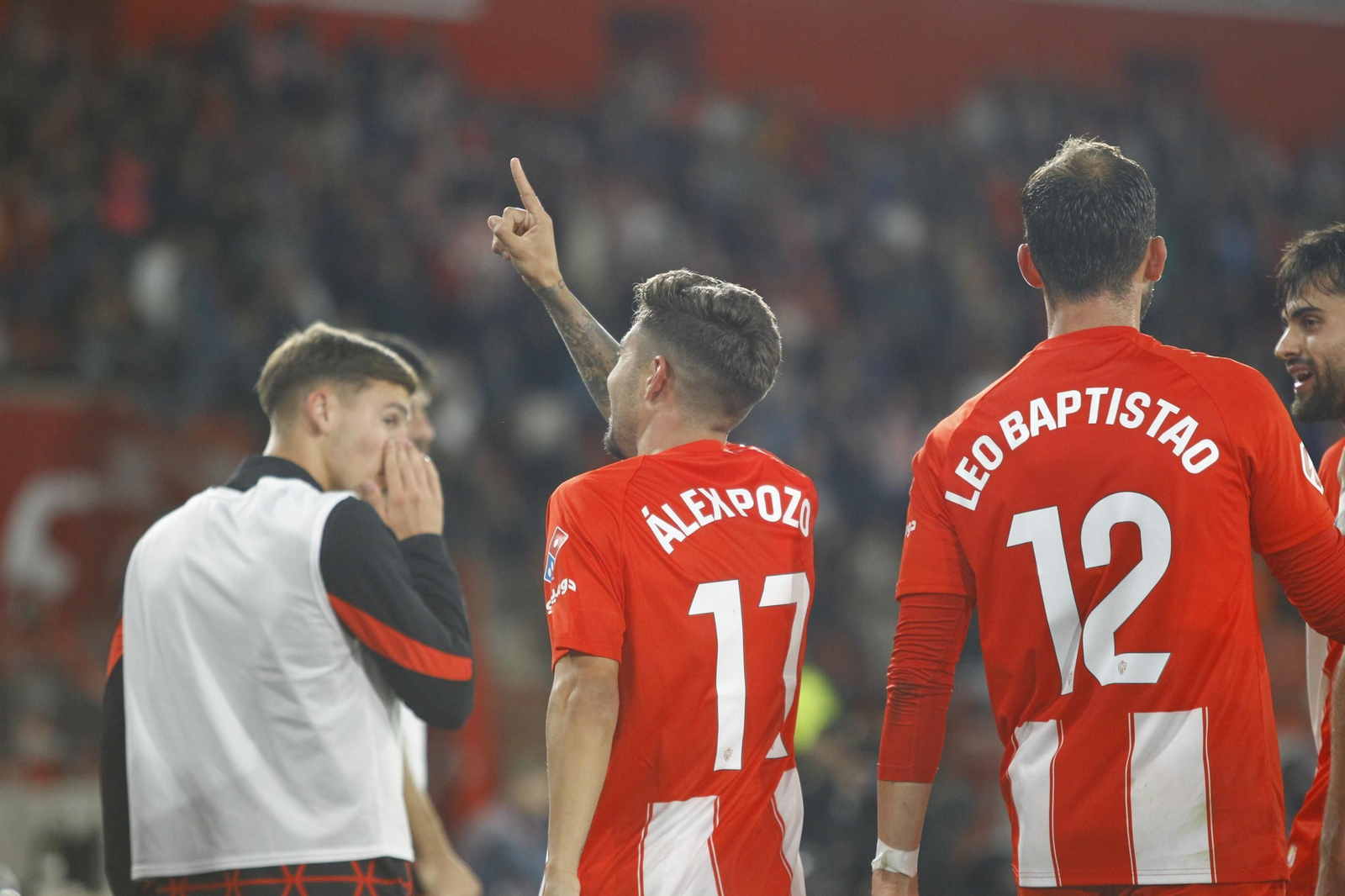 Las mejores imágenes del partido de fútbol U.D. Almería-Córdoba C.F.