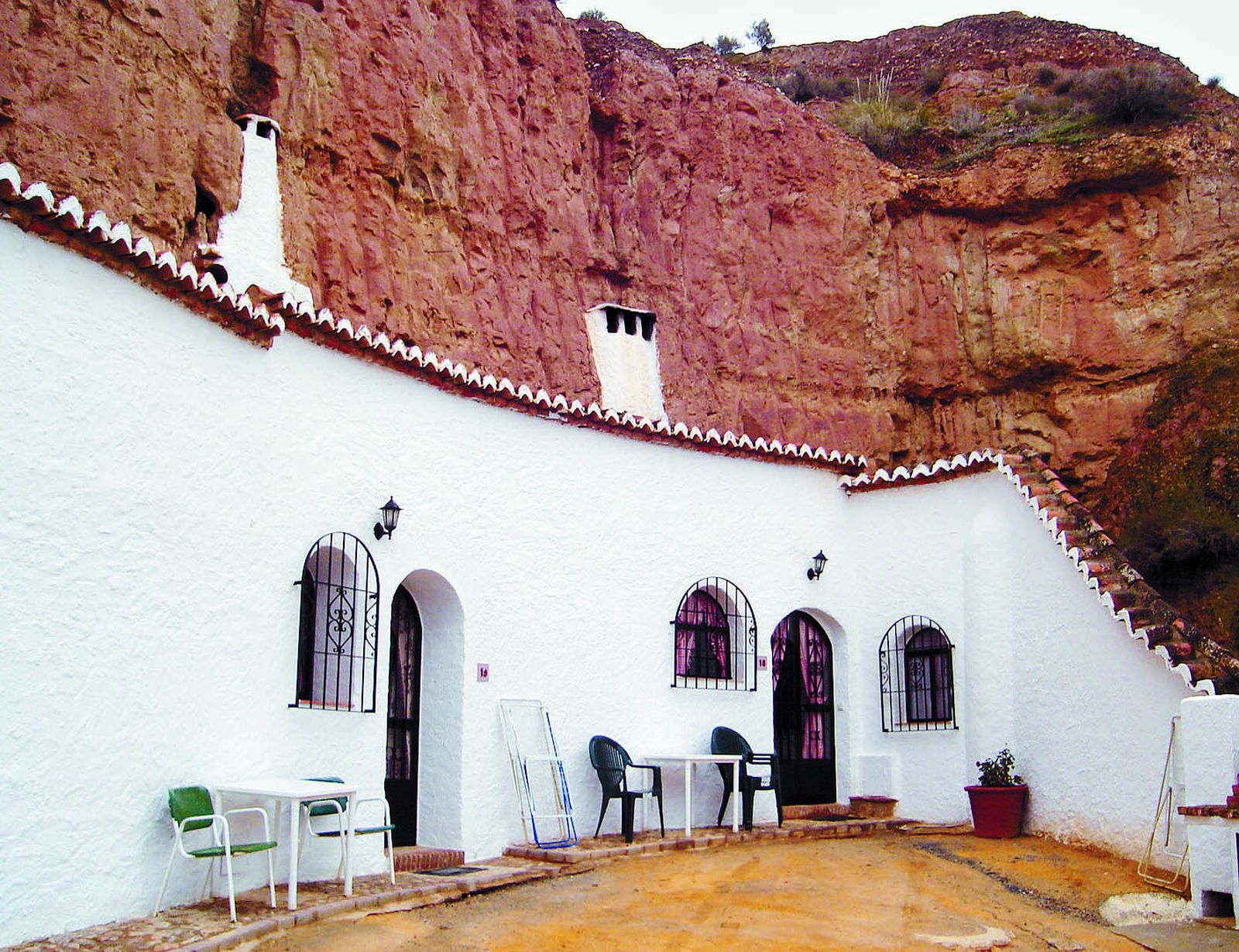 Casas Cuevas en Guadix.