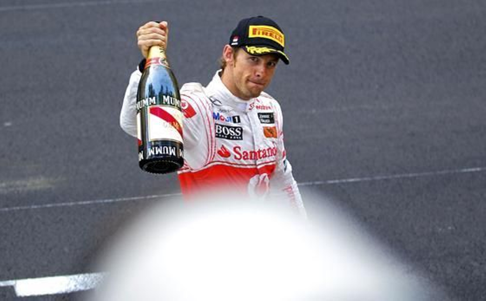 Jenson Button, tercero en Mónaco.

Foto: EFE