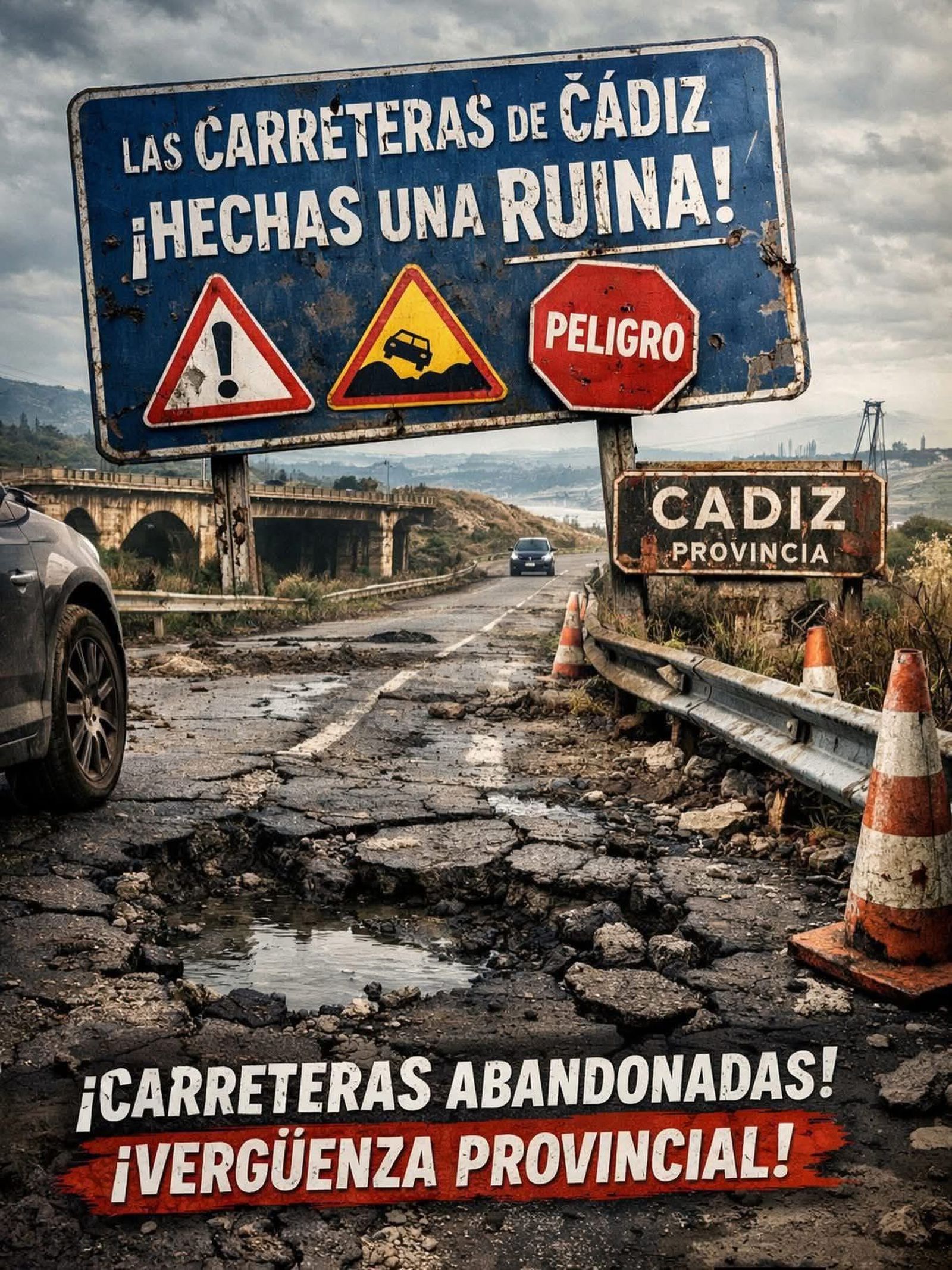 La provincia en un bache