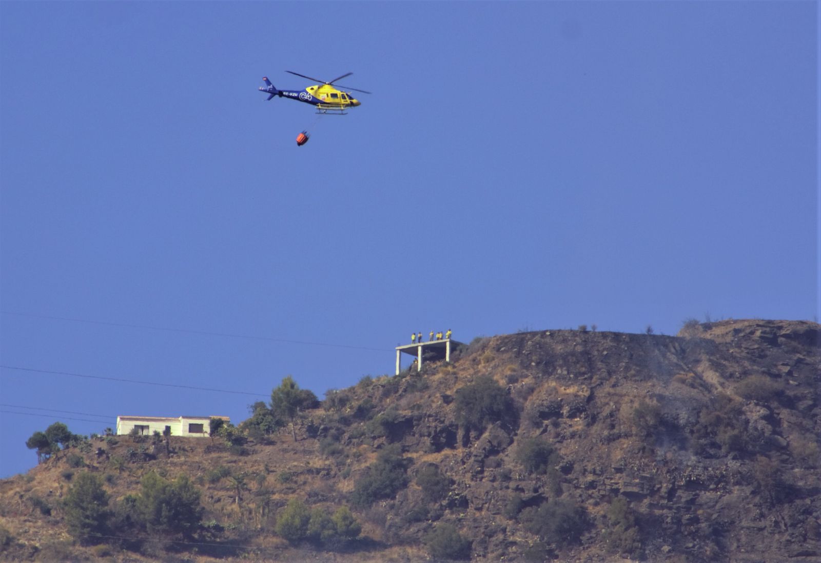 Galería de imágenes del incendio forestal de Almuñécar e Ítrabo