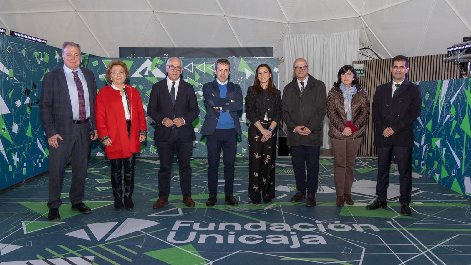 Inauguración en Jaén del Espacio Fundación Unicaja con motivo de la conmemoración del décimo aniversario de la entidad