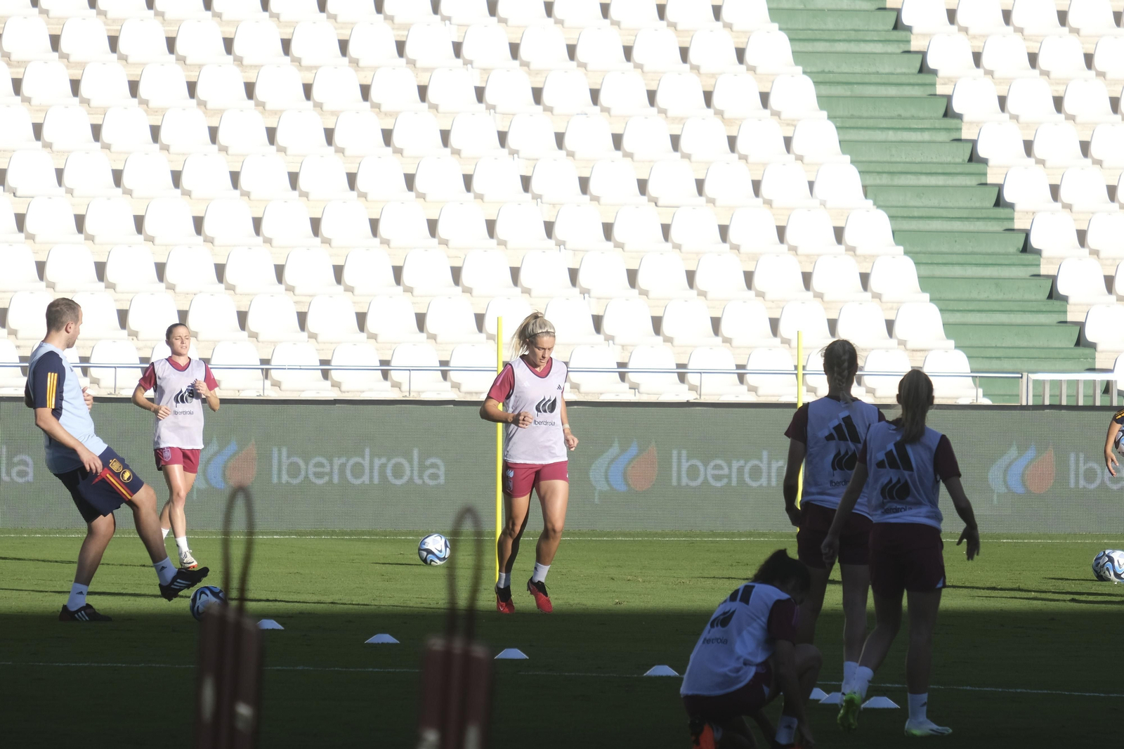 Las mejores fotografías del entrenamiento de España en El Arcángel antes de jugar ante Suiza