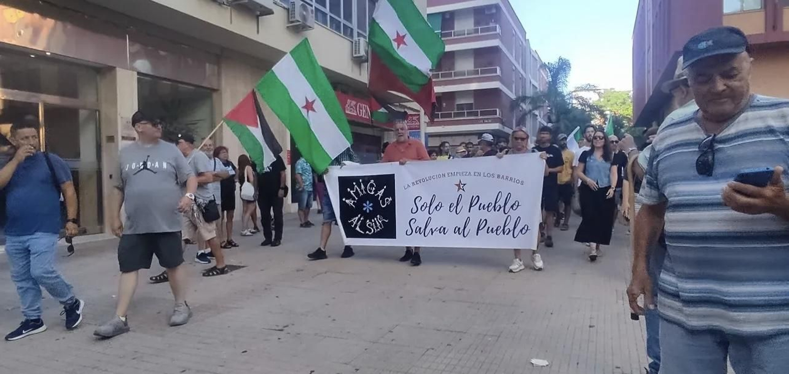 Pamplinas en una pancarta