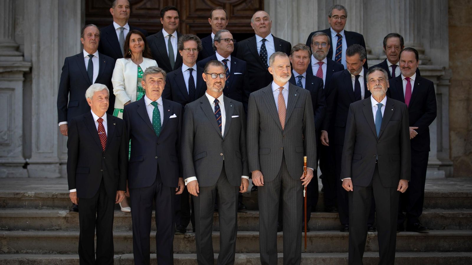 Las fotos de Felipe VI en el Real Monasterio de San Jerónimo de Granada en la reunión de las Reales Maestranzas de España