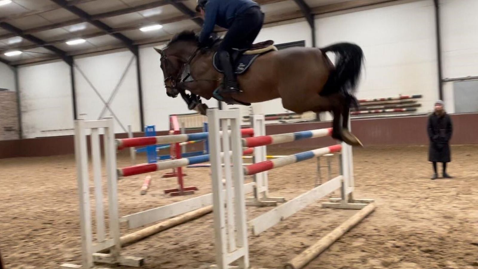 En pleno entrenamiento en Utrecht.