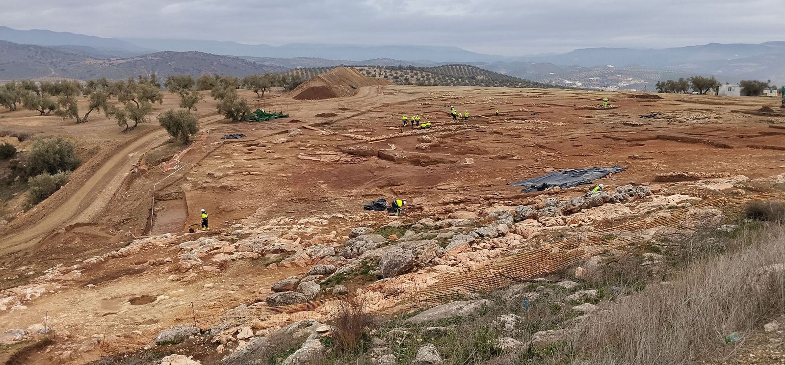Obras en la Variante de Loja en el tramo de Riofrío