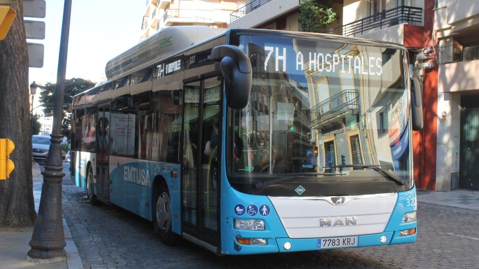 Autobús de Emtusa, en una imagen de archivo.