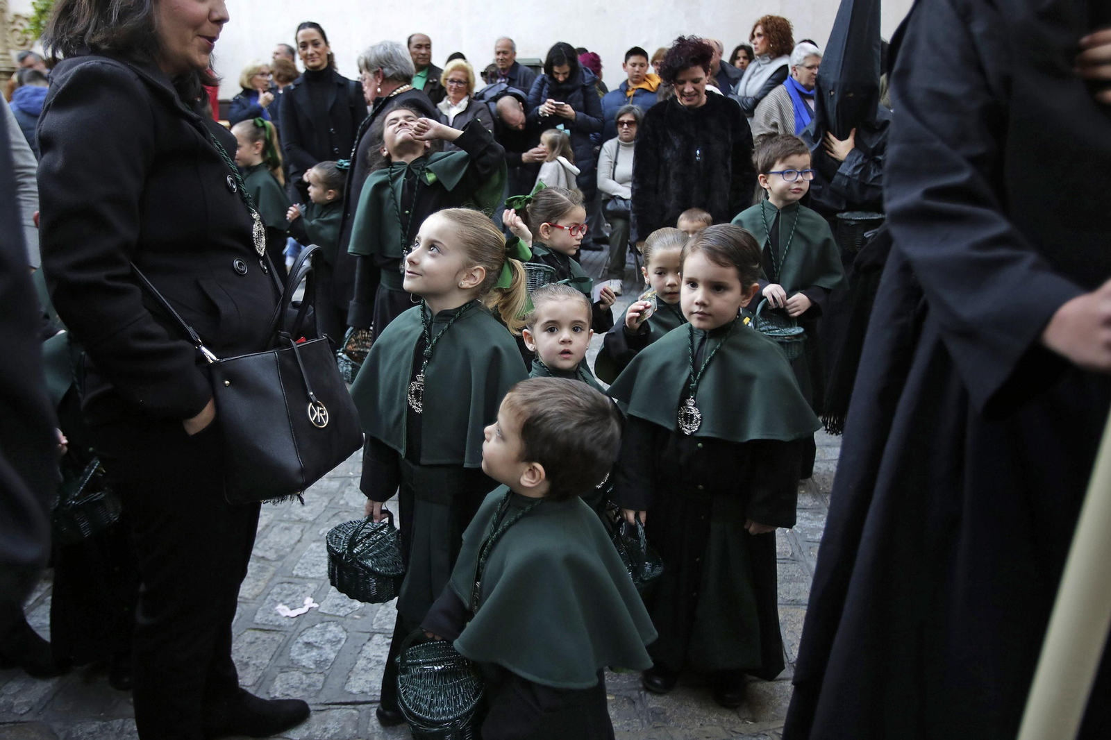 Niños paveros en el cortejo de Vera-Cruz.