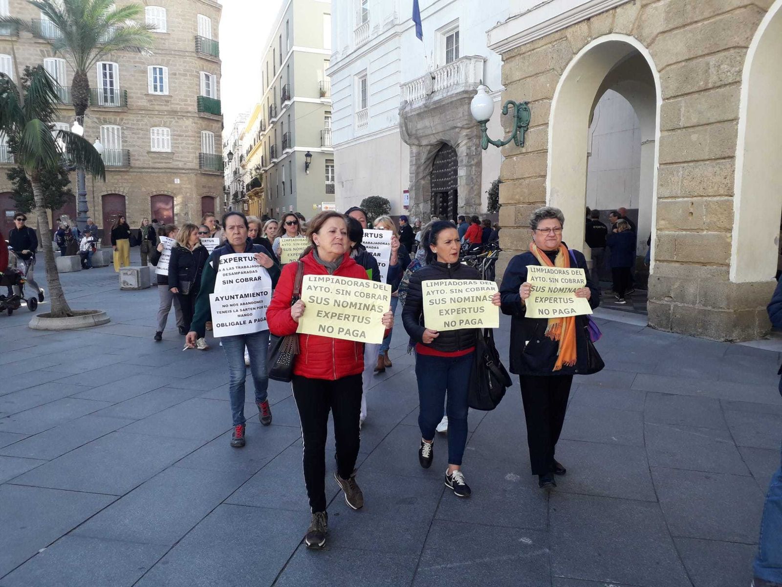 Una de las jornadas de protesta de las trabajadoras