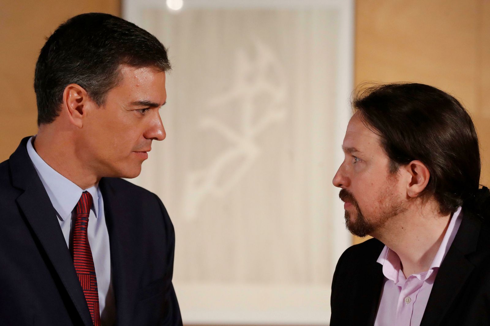 Pedro Sánchez y Pablo Iglesias.