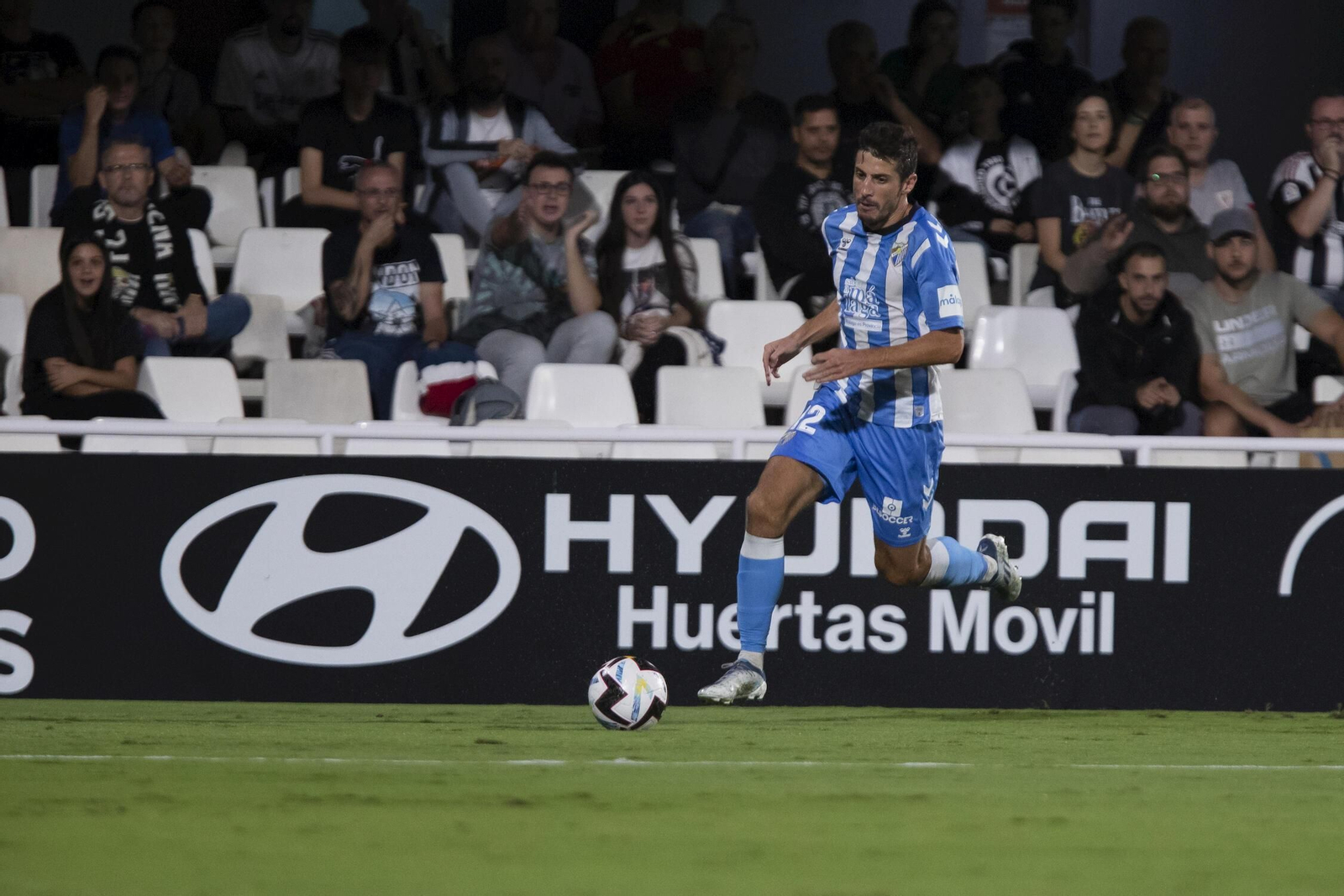 Pablo Chavarría, en el partido en Cartagena.
