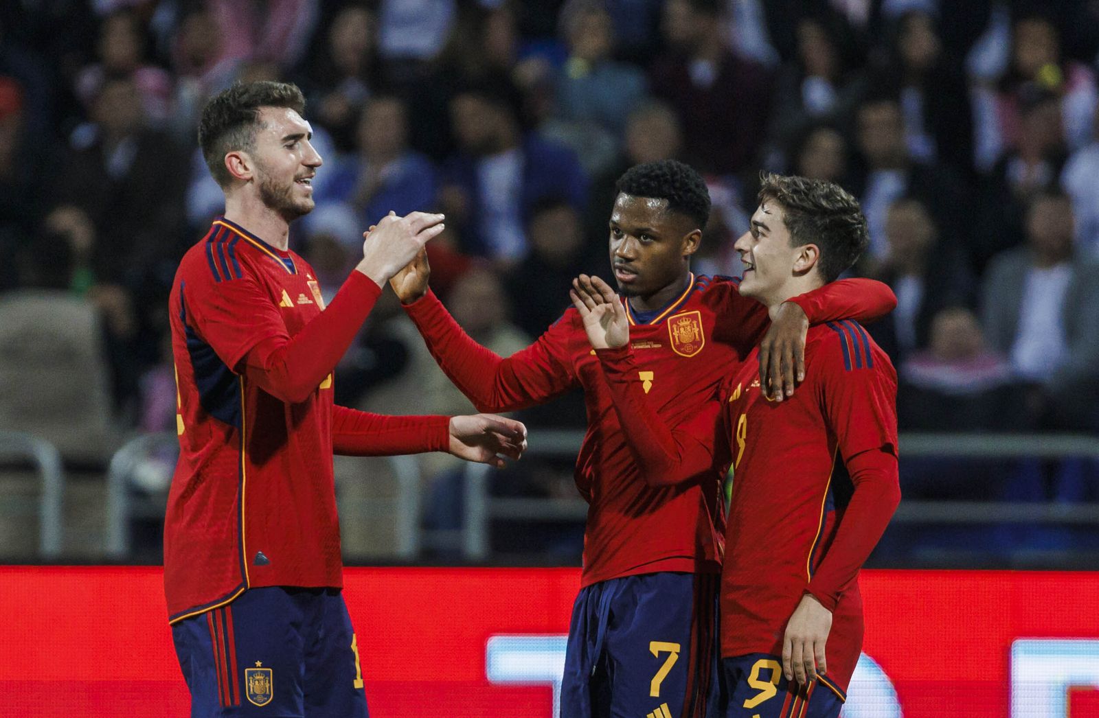 Las imágenes del Jordania - España previo al Mundial de Qatar