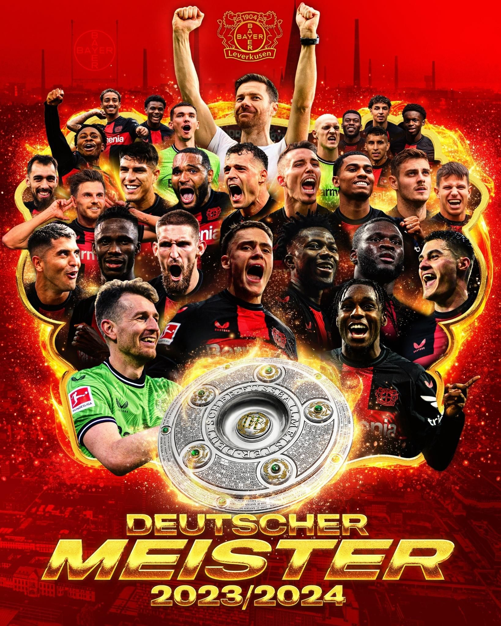 El Bayer Leverkusen, campeón de la Bundesliga