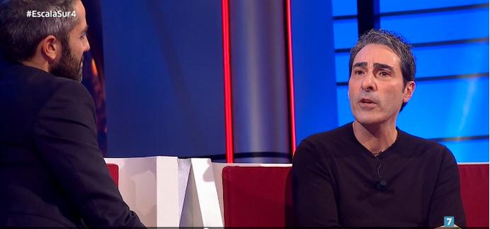 Antonio Martínez Ares con Roberto Leal en el programa Escala Sur.