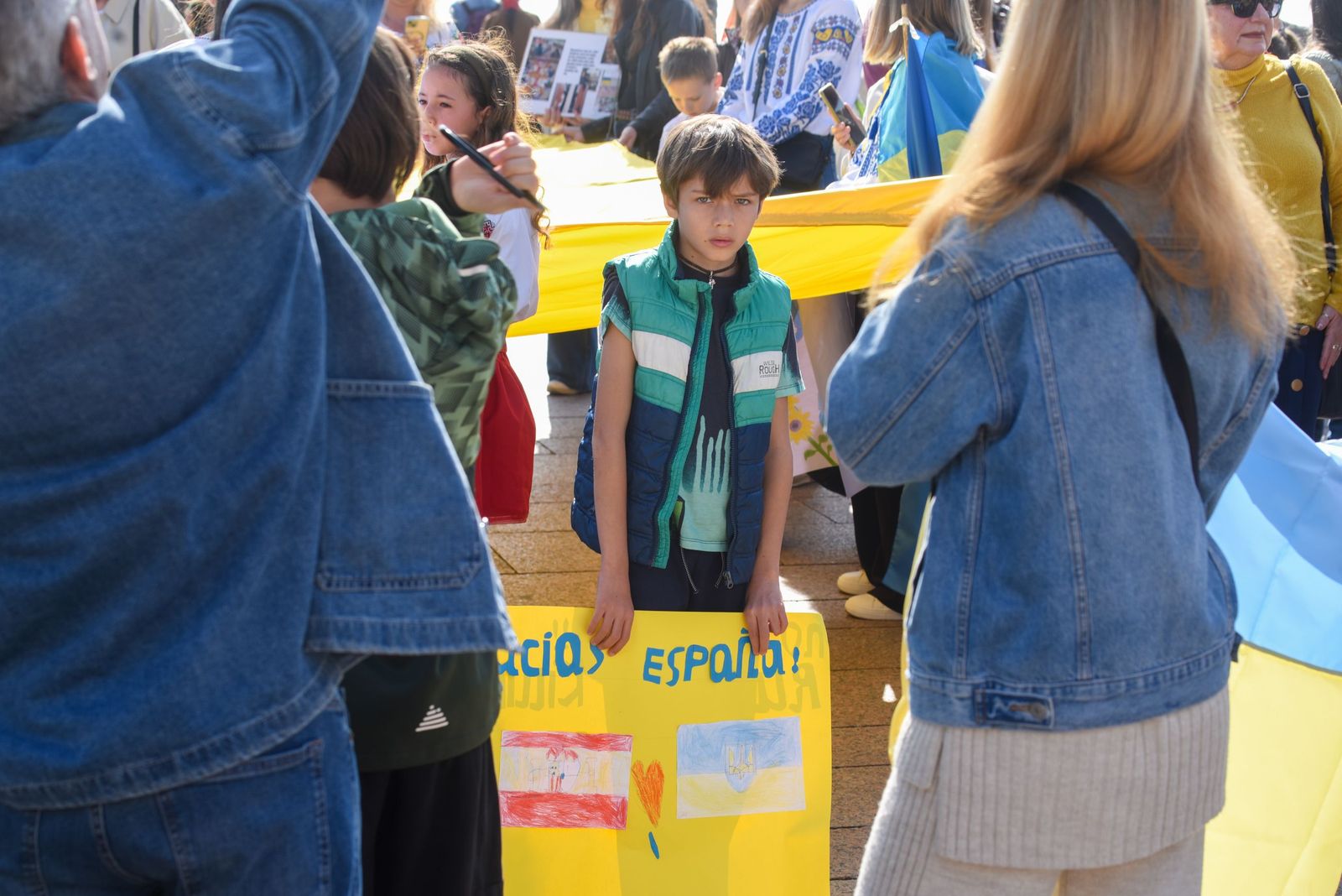 El pueblo ucraniano exige desde Córdoba libertad para Ucrania cuatro años después de la invasión rusa